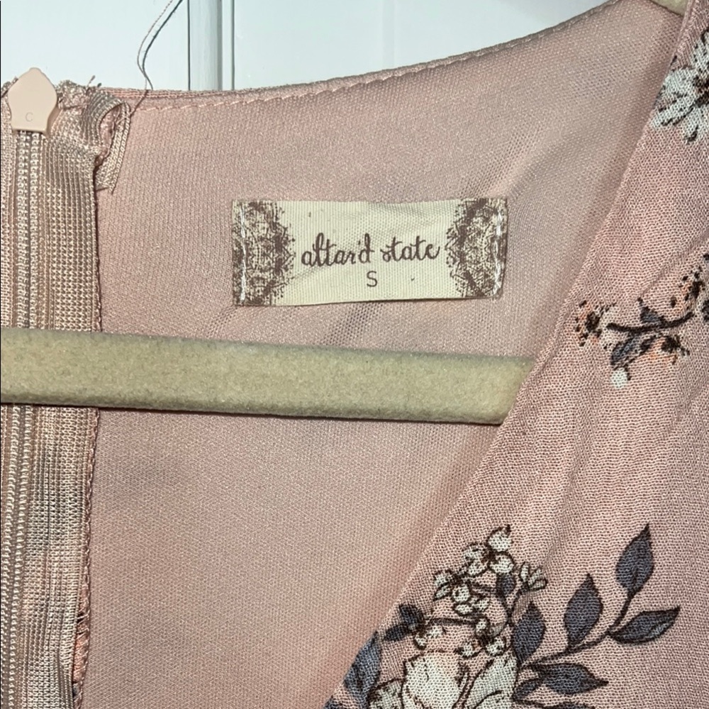 Altar'd State Pink V-Neck Sundress for Weddings